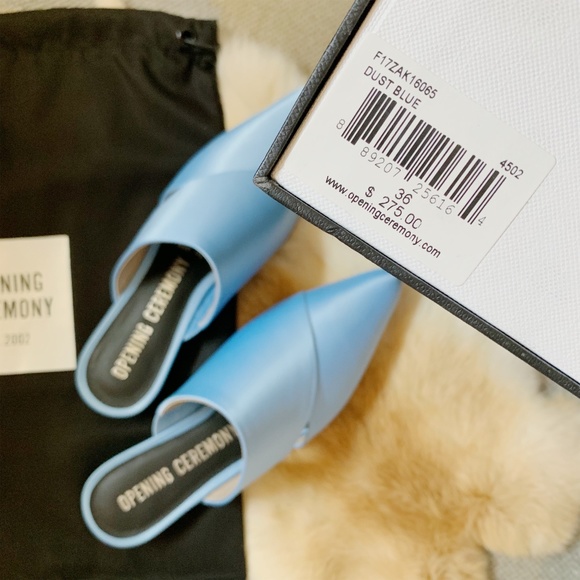 NWT Opening Ceremony Satin Mules - Picture 6 of 6